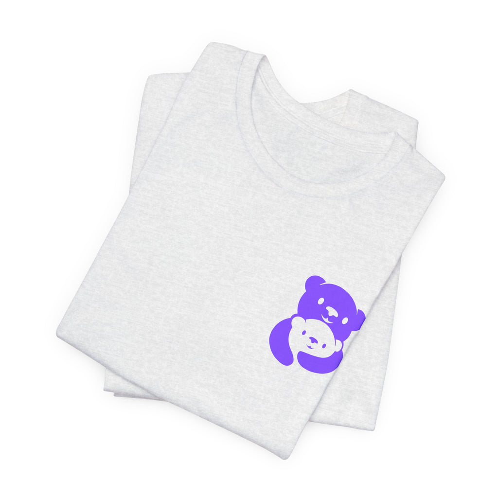 Purple Bear Hug Unisex Tee | Bold Family Favorite