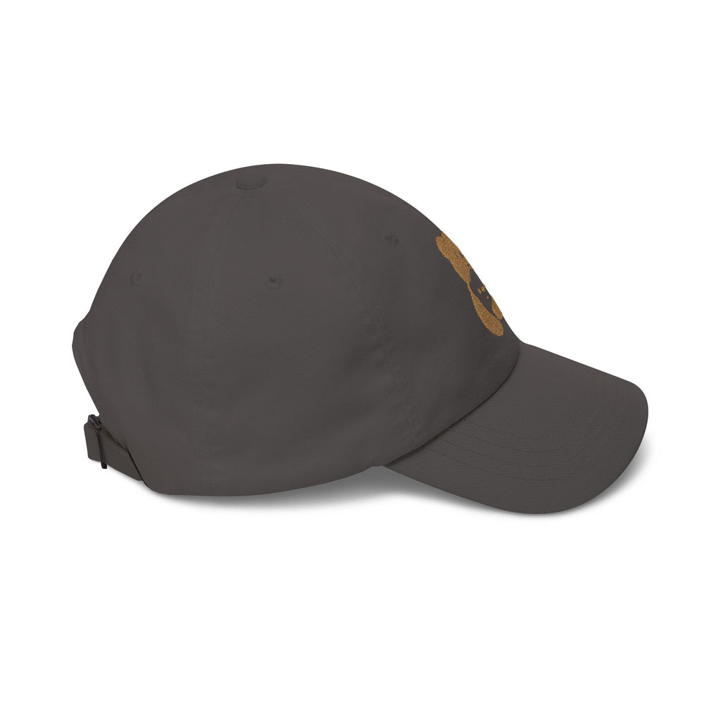 Gold Bear Hug Embroidered Dad Hat | Premium Classic Cap