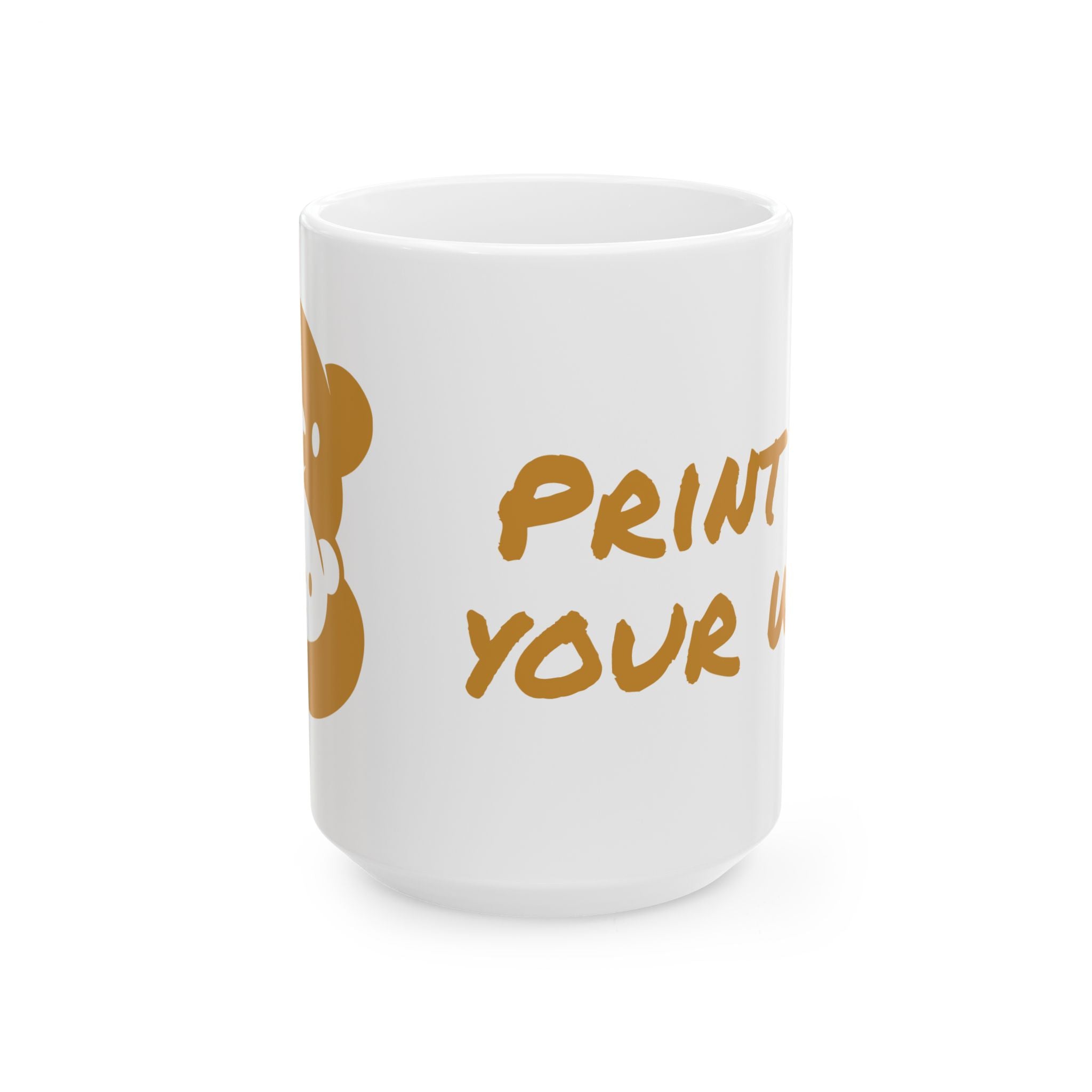 Gold Bear Hug Ceramic Mug | Premium 11oz & 15oz Coffee Mug