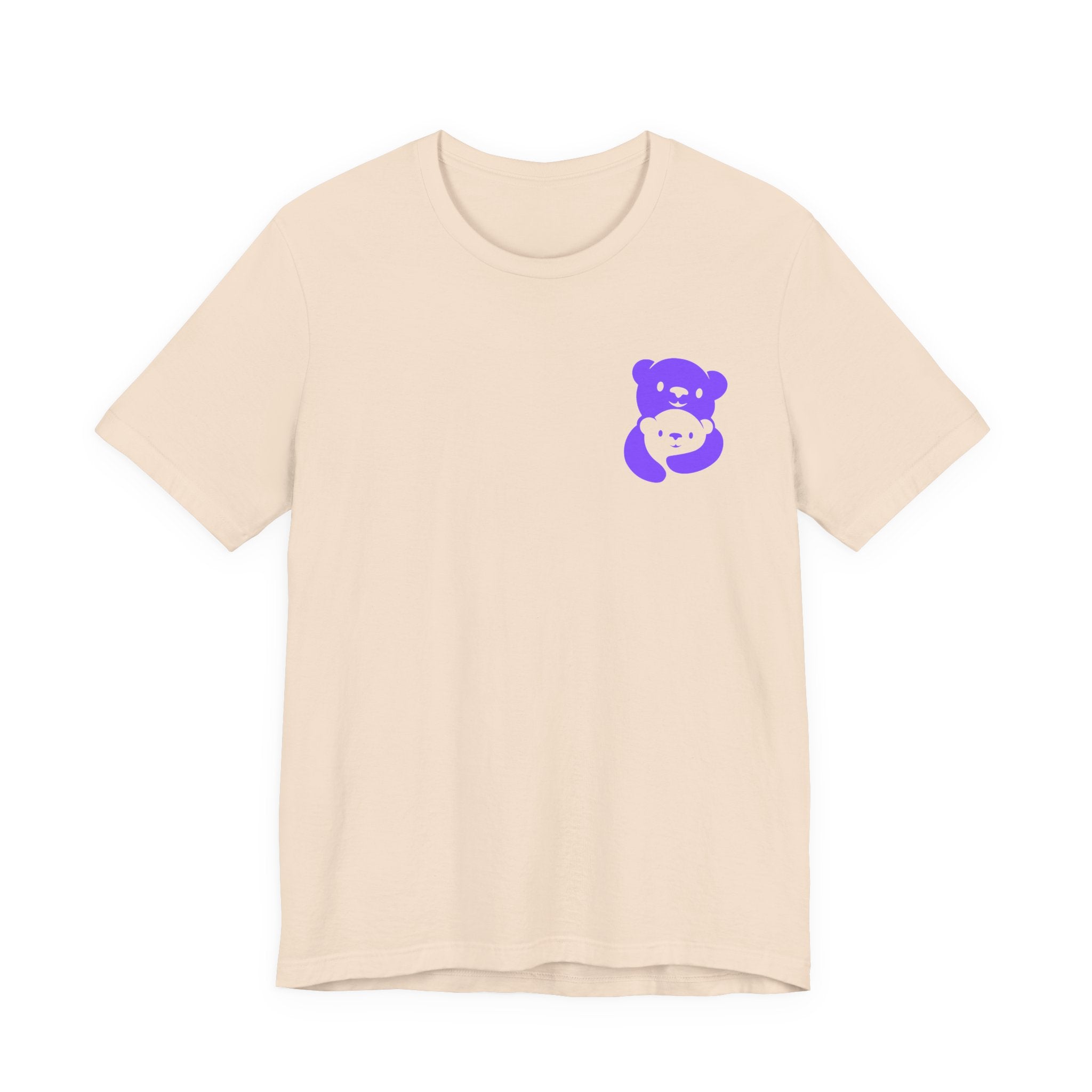 Purple Bear Hug Unisex Tee | Bold Family Favorite
