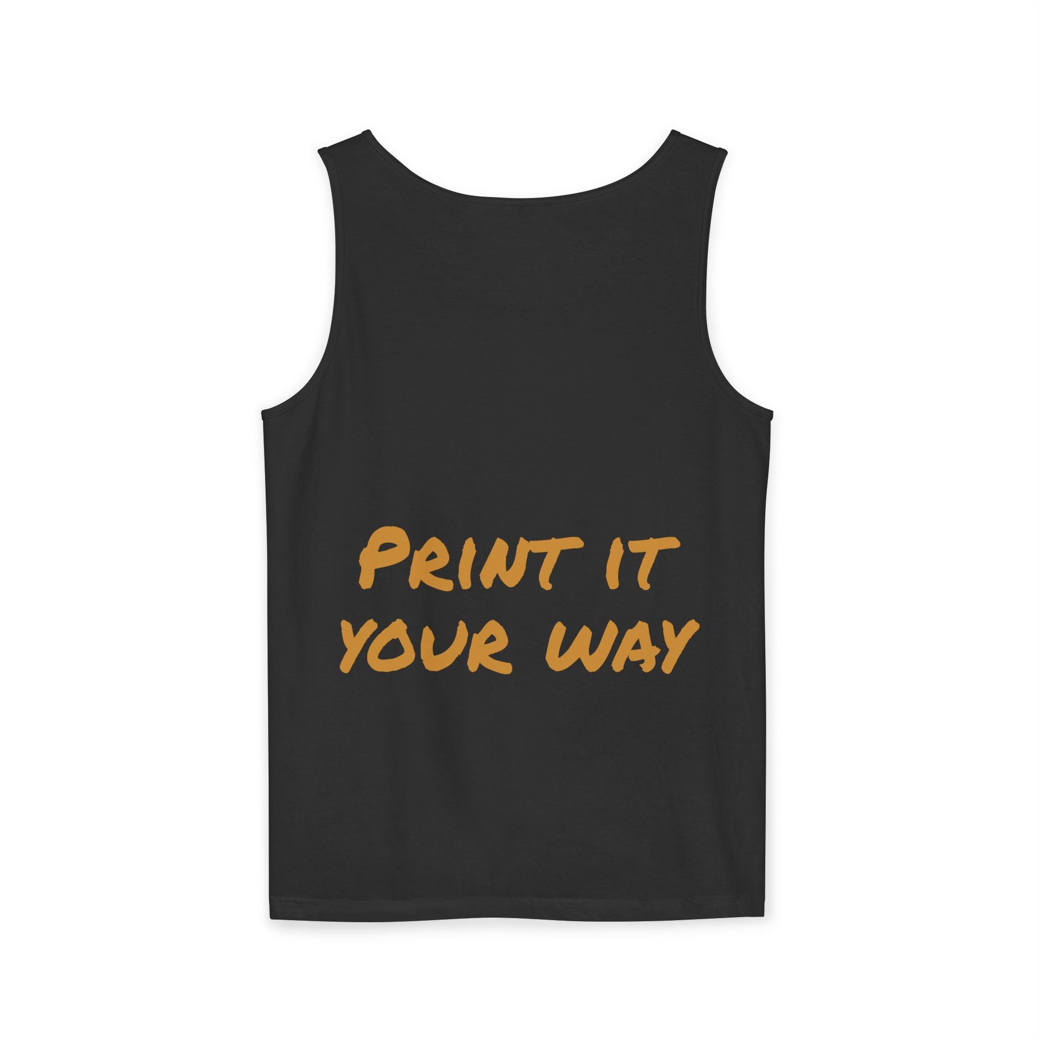 Gold Bear Unisex Tank Top | Premium Heavyweight Garment-Dyed