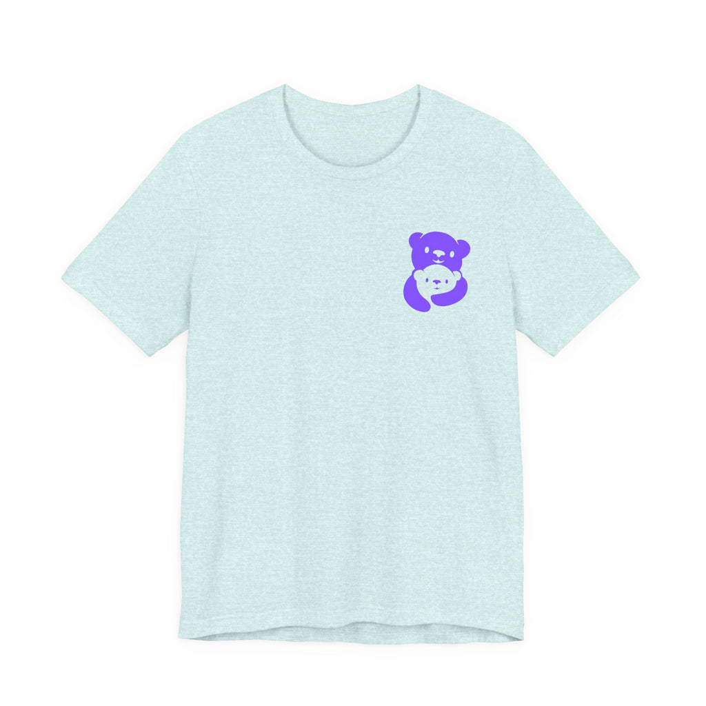 Purple Bear Hug Unisex Tee | Bold Family Favorite