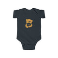 Gold Bear Hug Infant Bodysuit | Premium Soft Cotton Baby Onesie