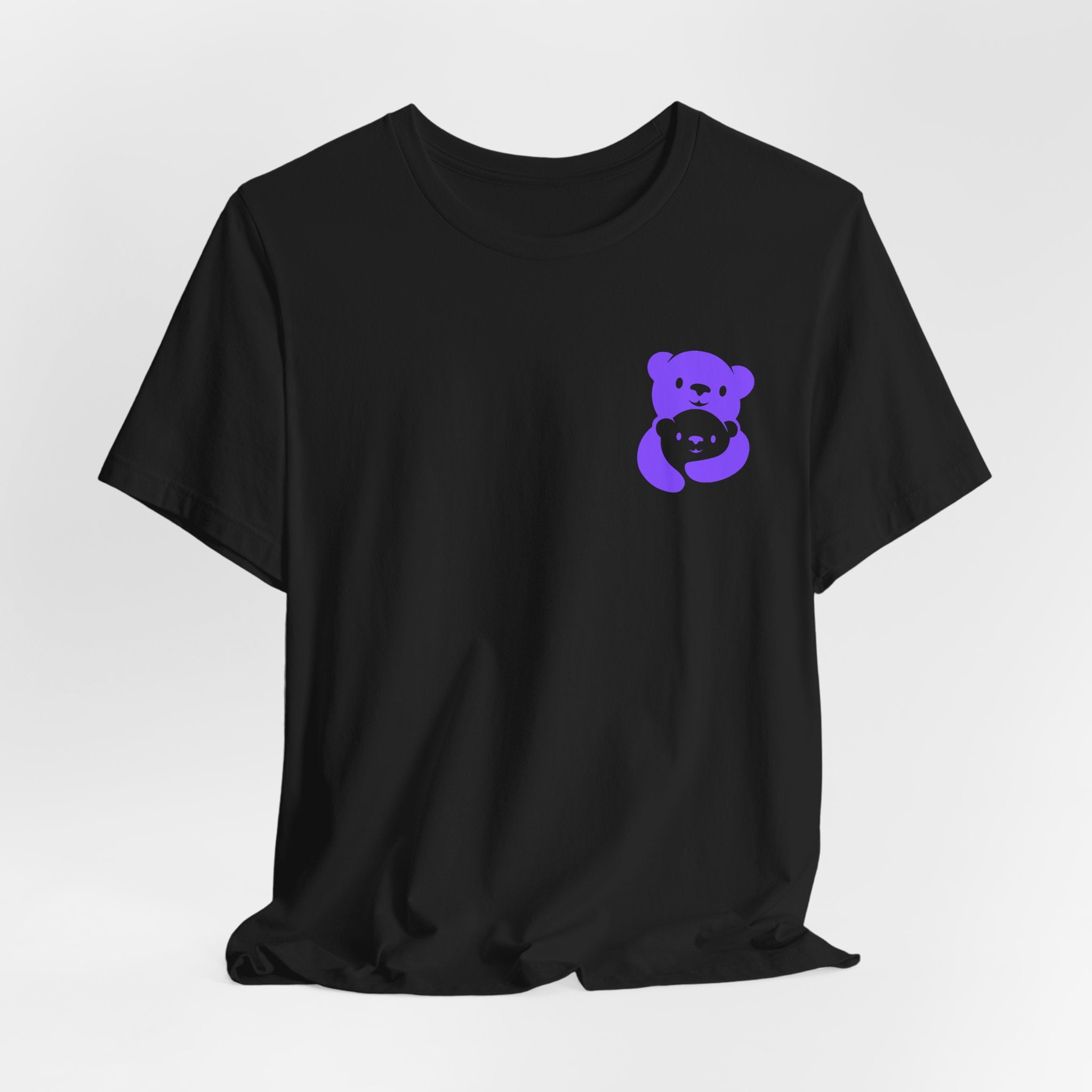 Purple Bear Hug Unisex Tee | Bold Family Favorite