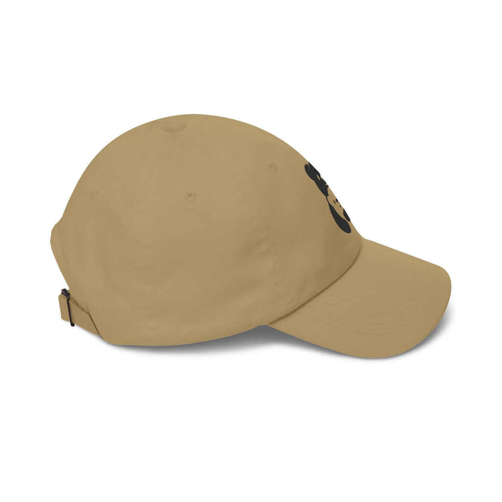 Black Bear Hug Embroidered Hat