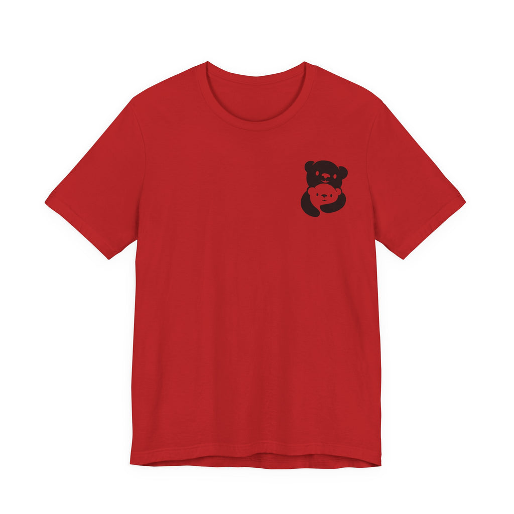 Black Bear Hug Logo Unisex Tee | Everyday Family Staple