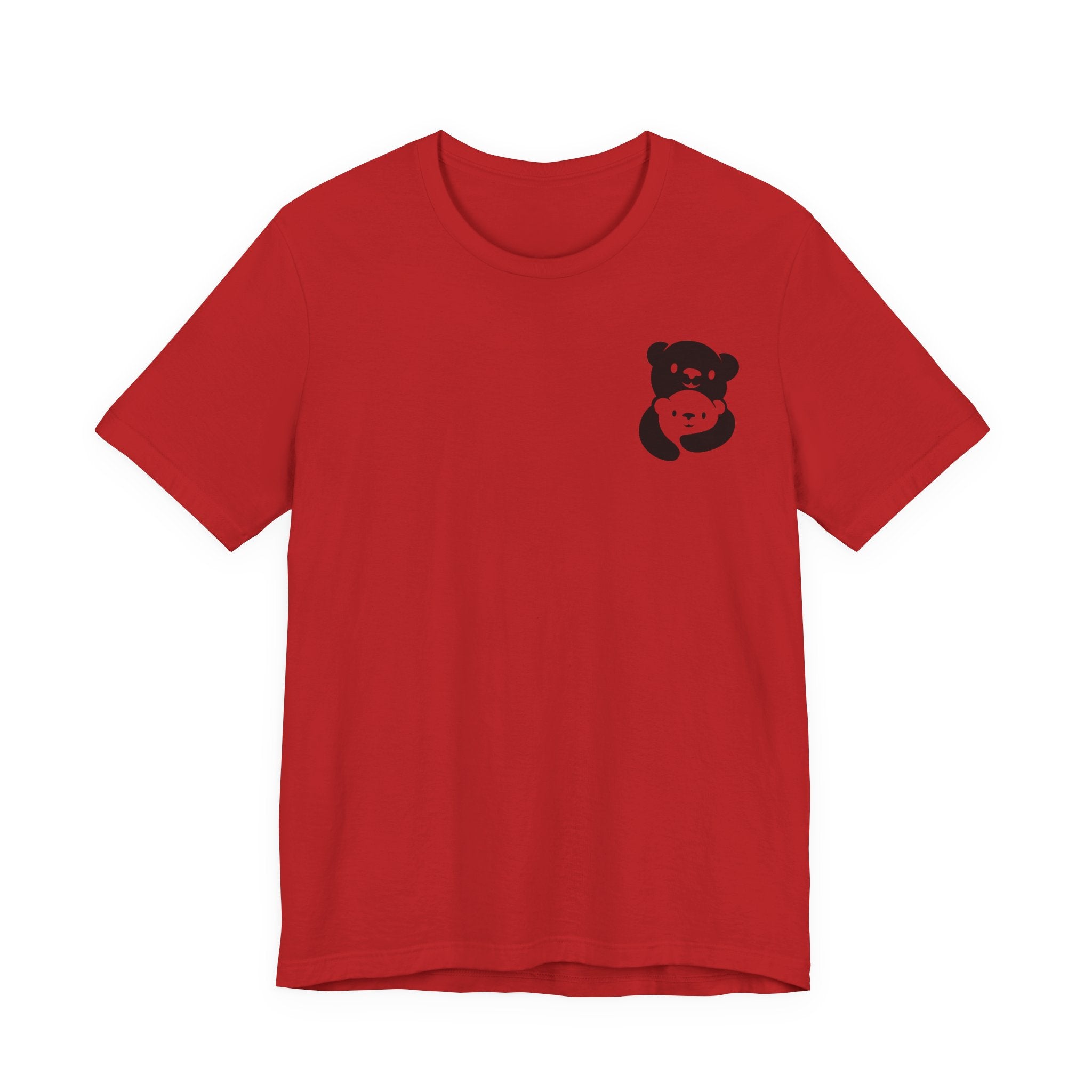 Black Bear Hug Logo Unisex Tee | Everyday Family Staple