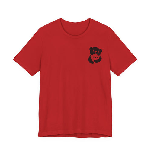 Black Bear Hug Logo Unisex Tee | Everyday Family Staple