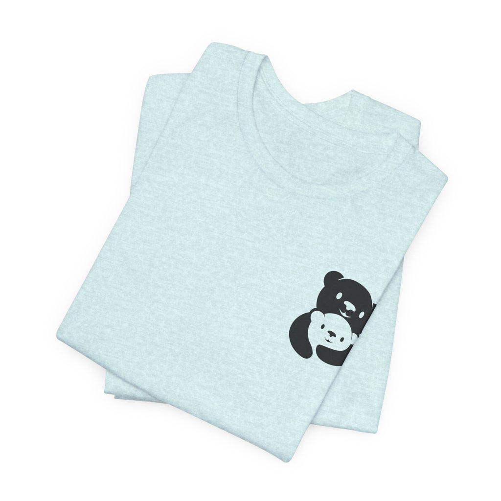 Black Bear Hug Logo Unisex Tee | Everyday Family Staple