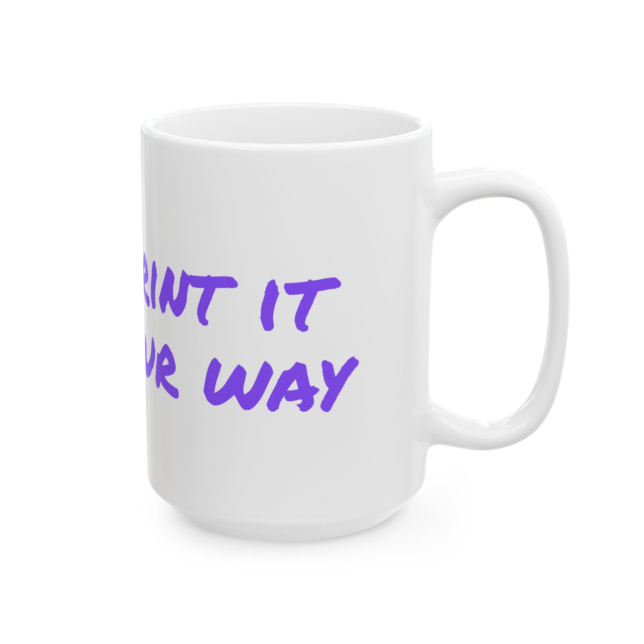 Purple Bear Hug Ceramic Mug | Bold 11oz & 15oz Coffee Mug
