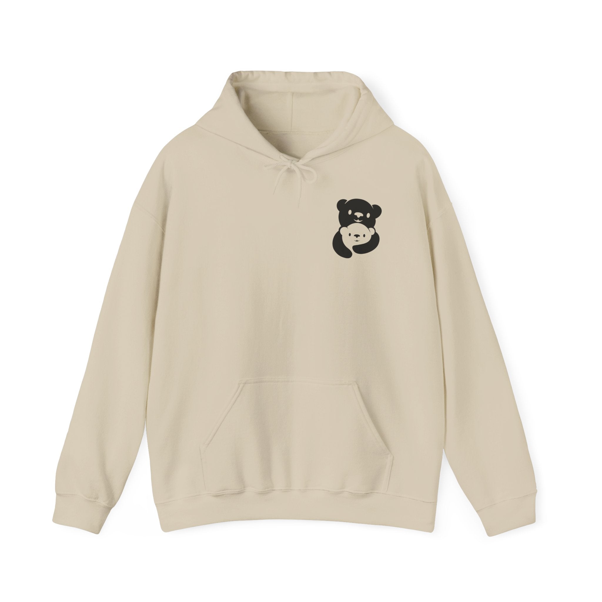 Black Bear Hug Logo Hoodie | Classic Family Staple