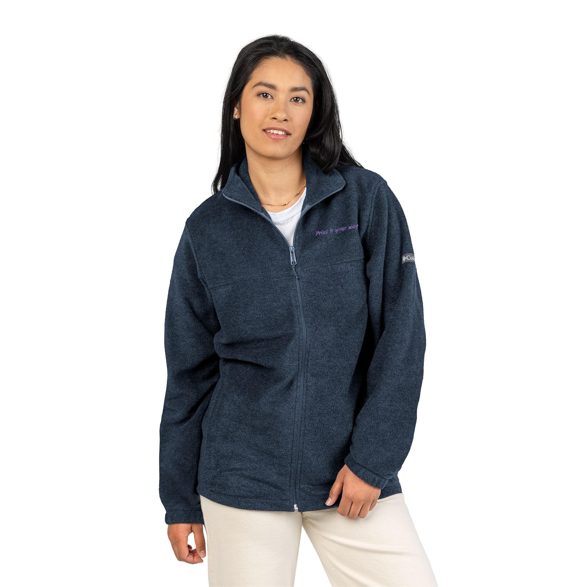 Purple Bear Hug Women’s Columbia Fleece Jacket