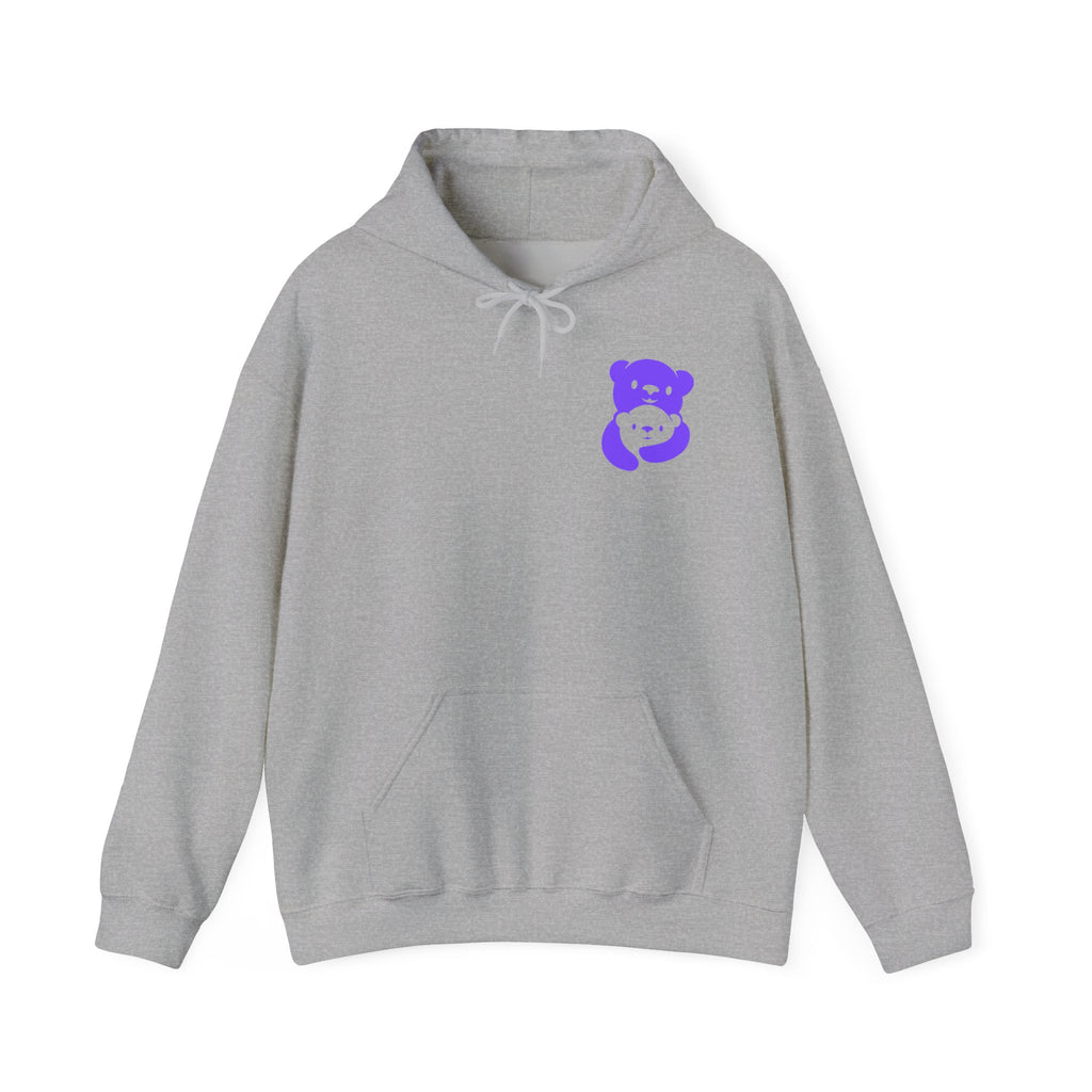 Purple Bear Hug Hoodie | Bold Family Favorite
