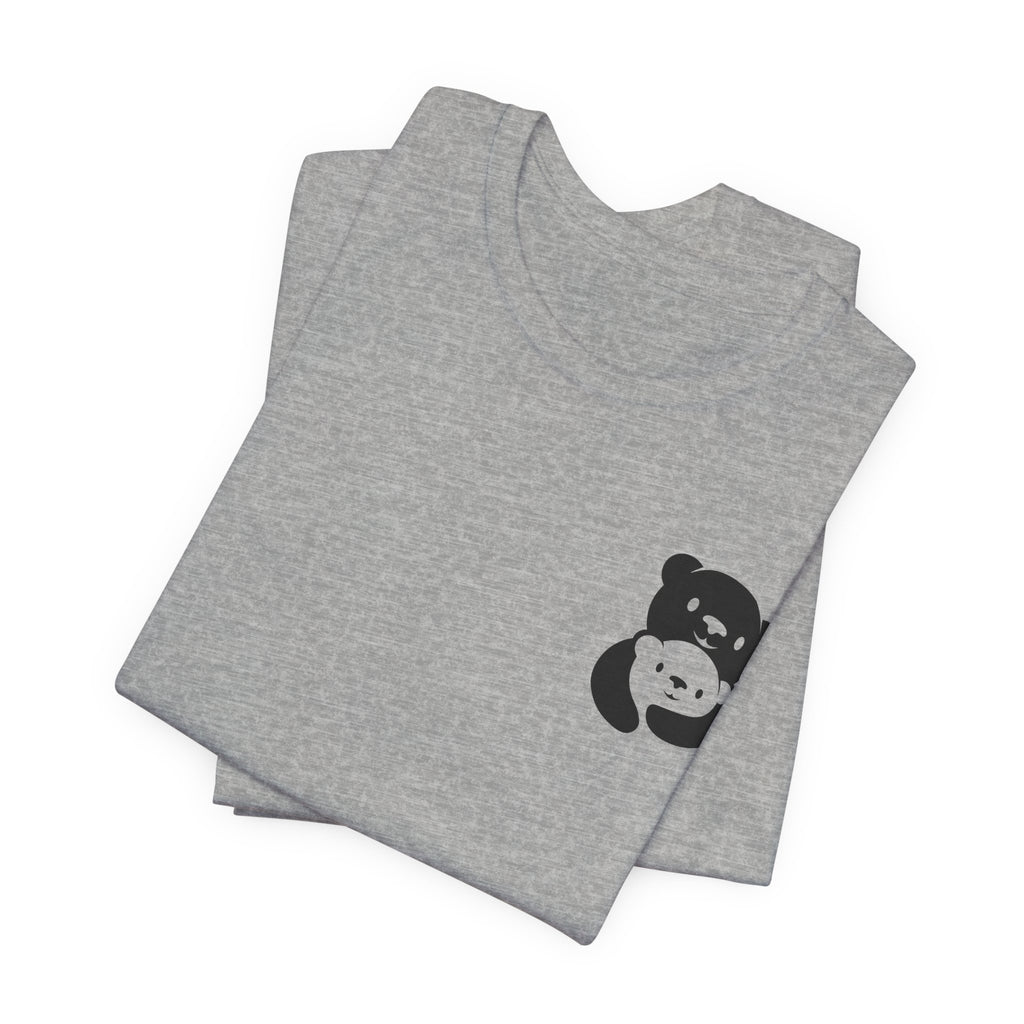 Black Bear Hug Logo Unisex Tee | Everyday Family Staple