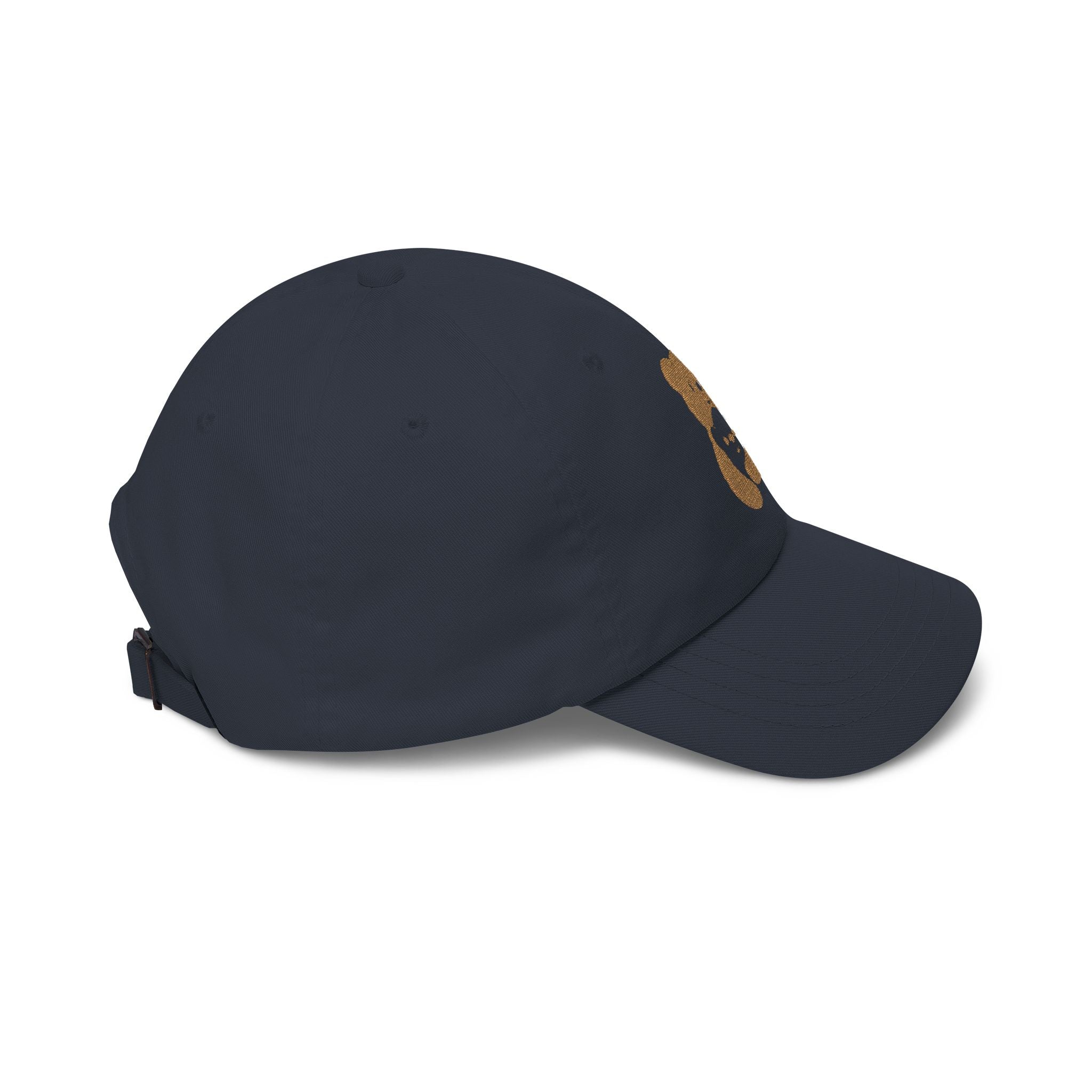 Gold Bear Hug Embroidered Dad Hat | Premium Classic Cap