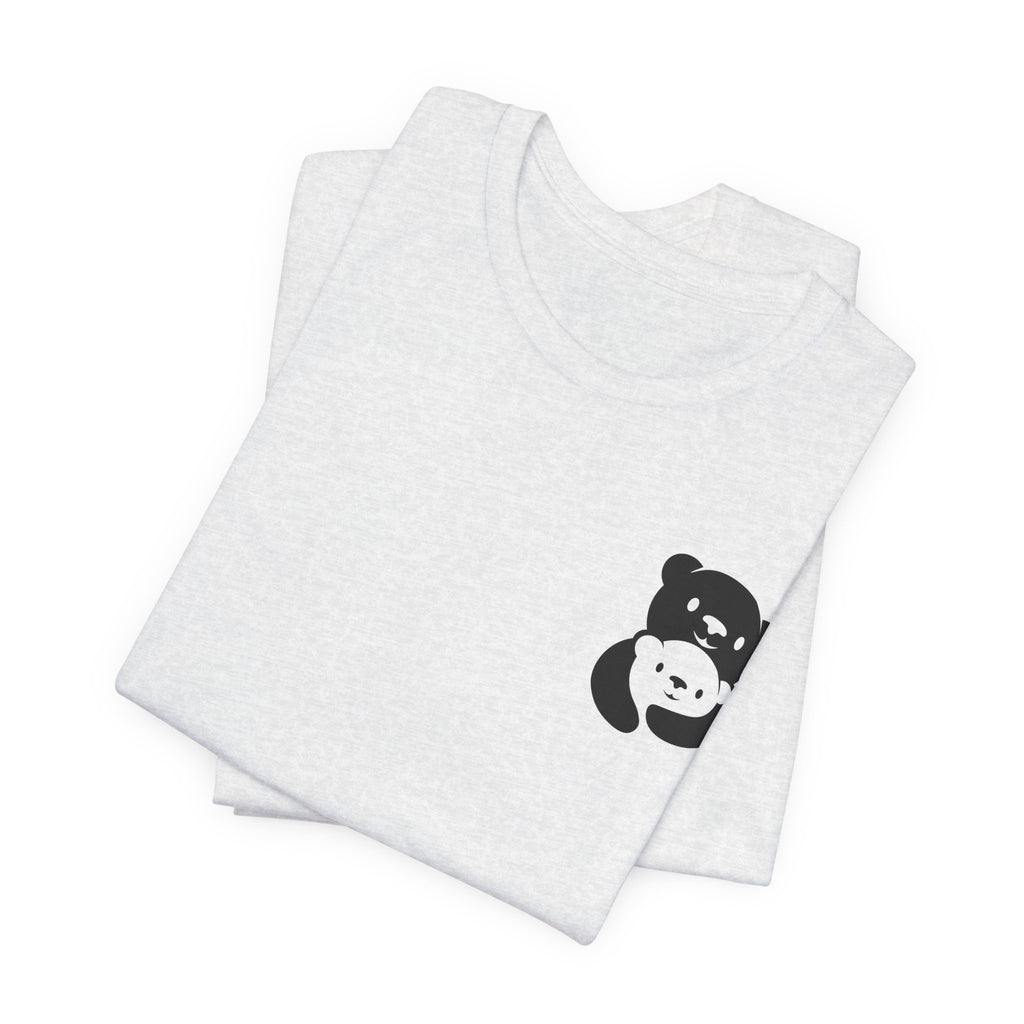 Black Bear Hug Logo Unisex Tee | Everyday Family Staple