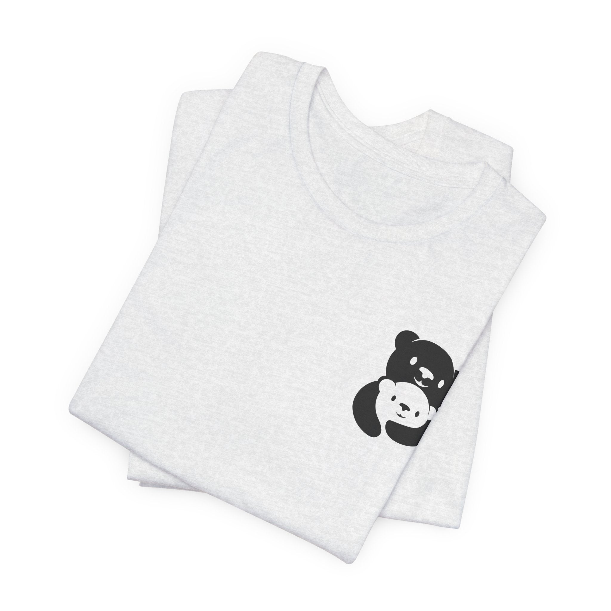 Black Bear Hug Logo Unisex Tee | Everyday Family Staple