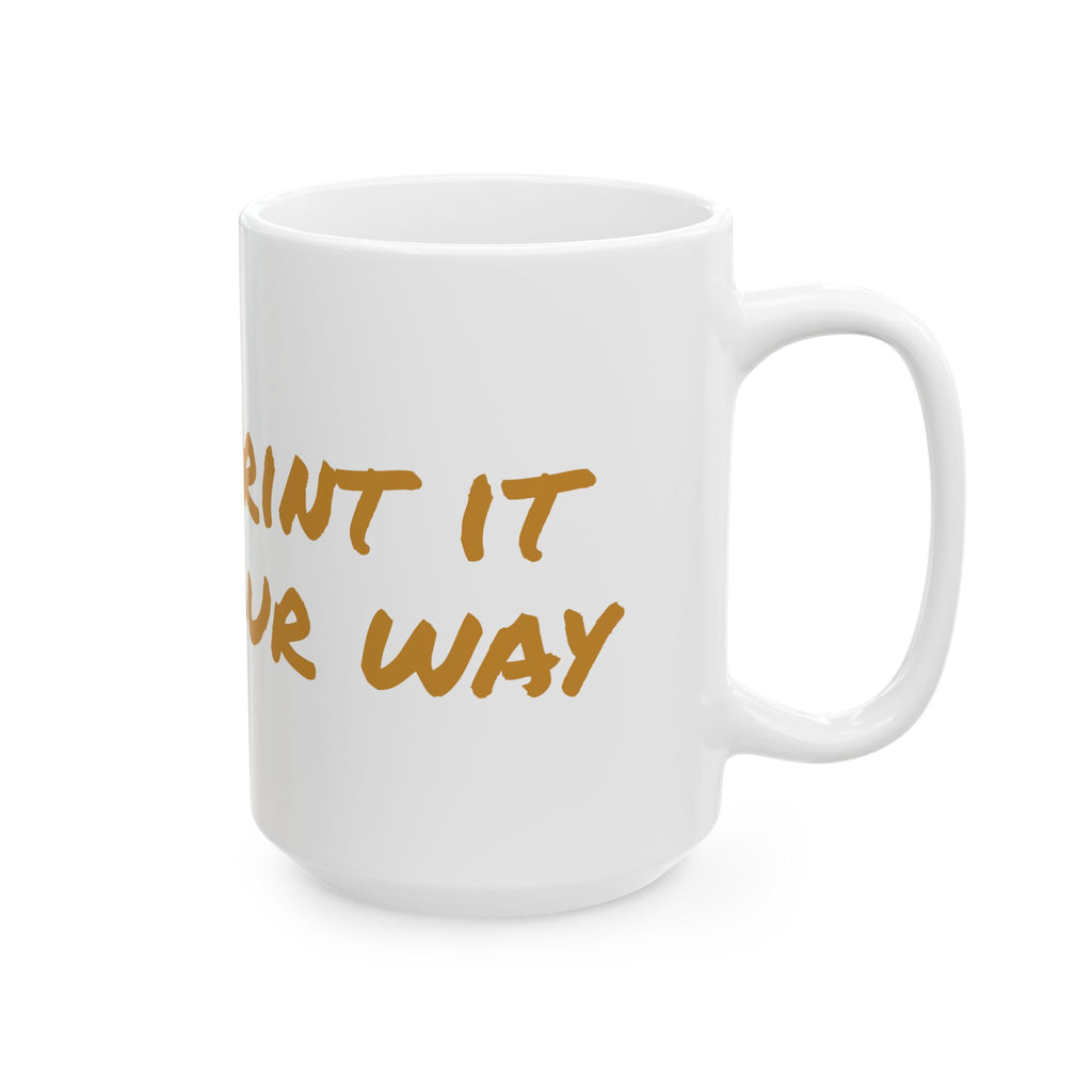 Gold Bear Hug Ceramic Mug | Premium 11oz & 15oz Coffee Mug