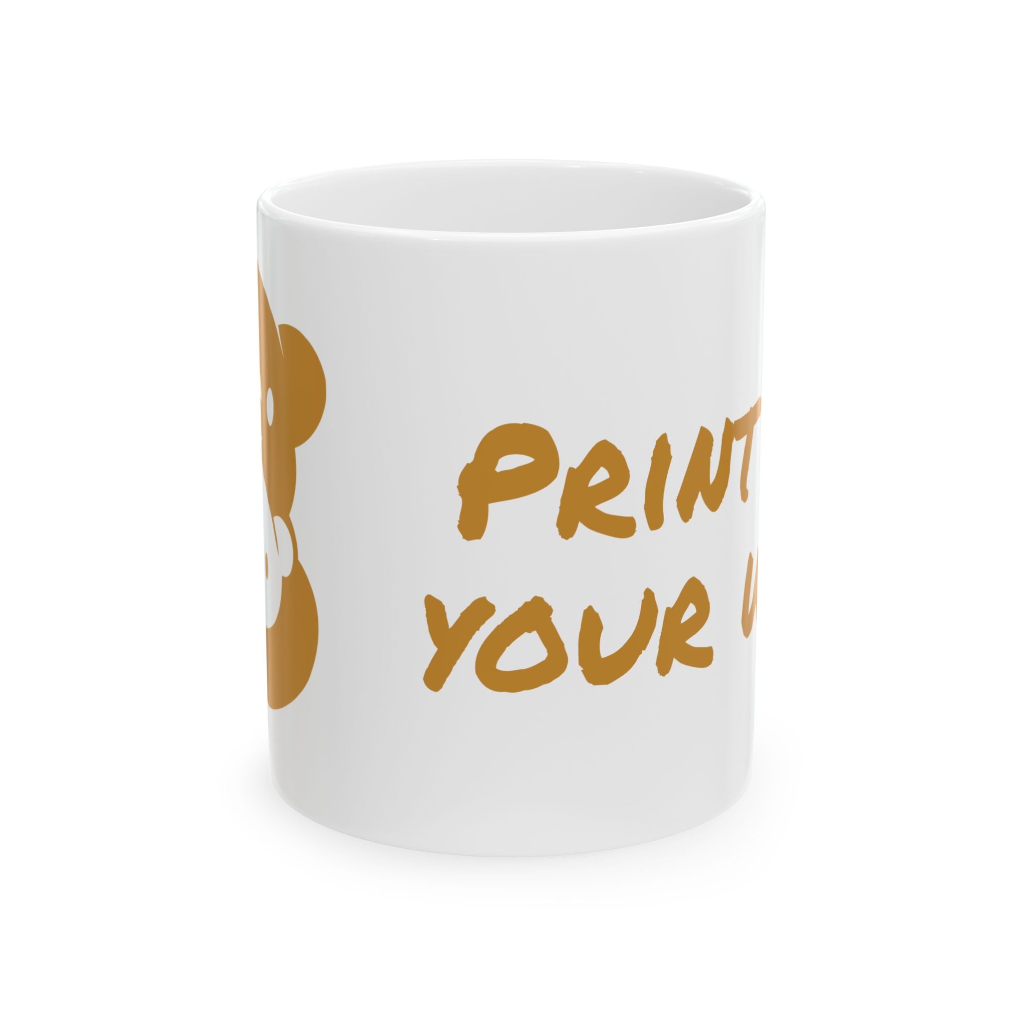 Gold Bear Hug Ceramic Mug | Premium 11oz & 15oz Coffee Mug