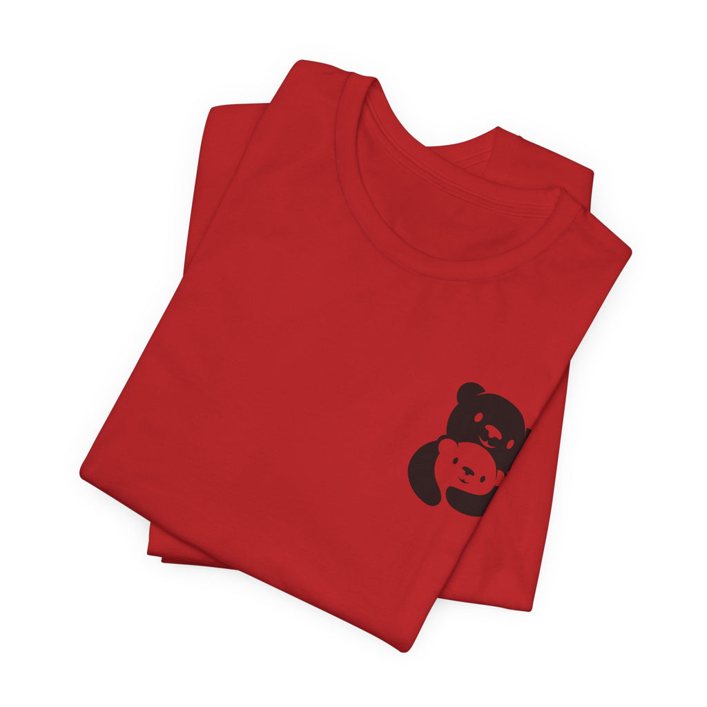Black Bear Hug Logo Unisex Tee | Everyday Family Staple