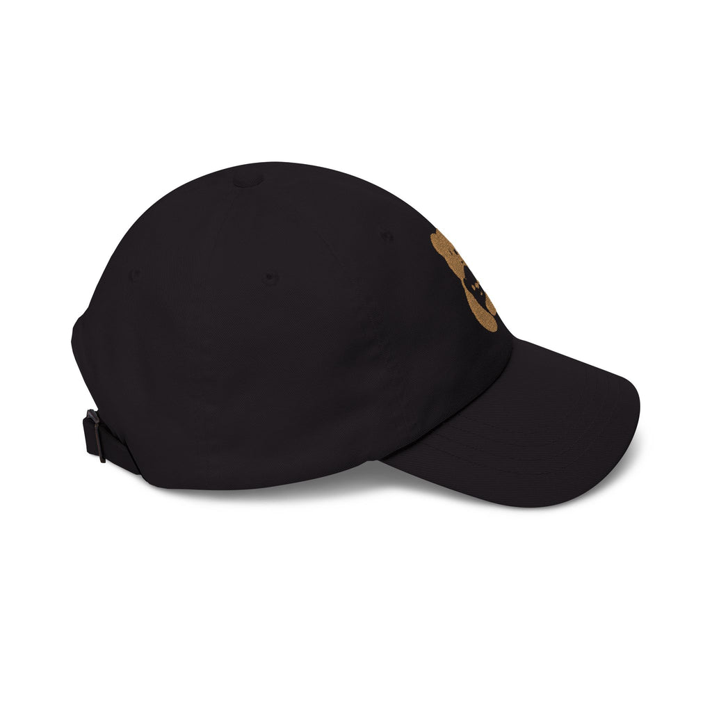 Gold Bear Hug Embroidered Dad Hat | Premium Classic Cap