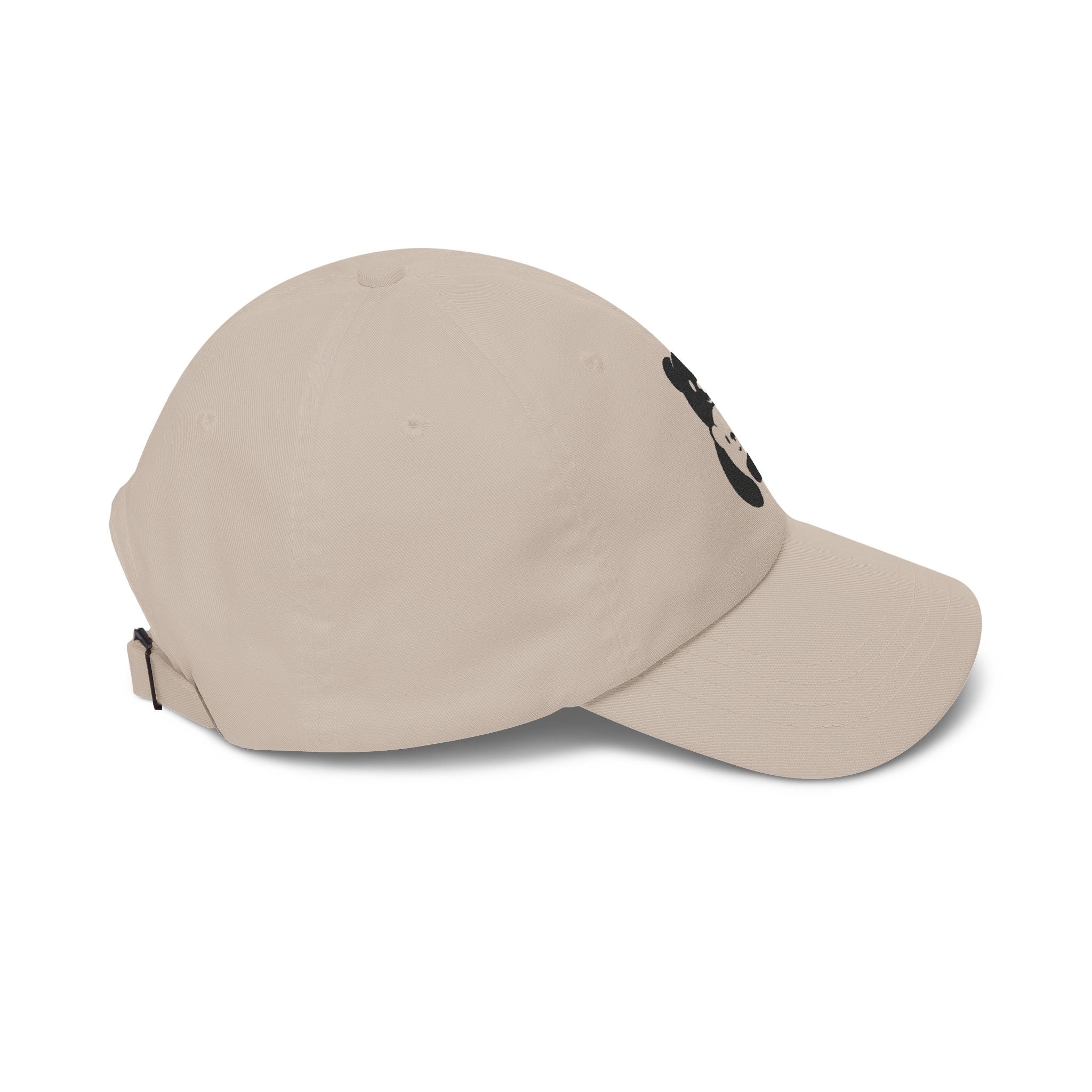 Black Bear Hug Embroidered Hat