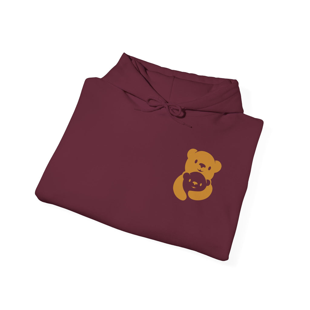 Gold Bear Hug Logo Hoodie | Premium Dad Favorite