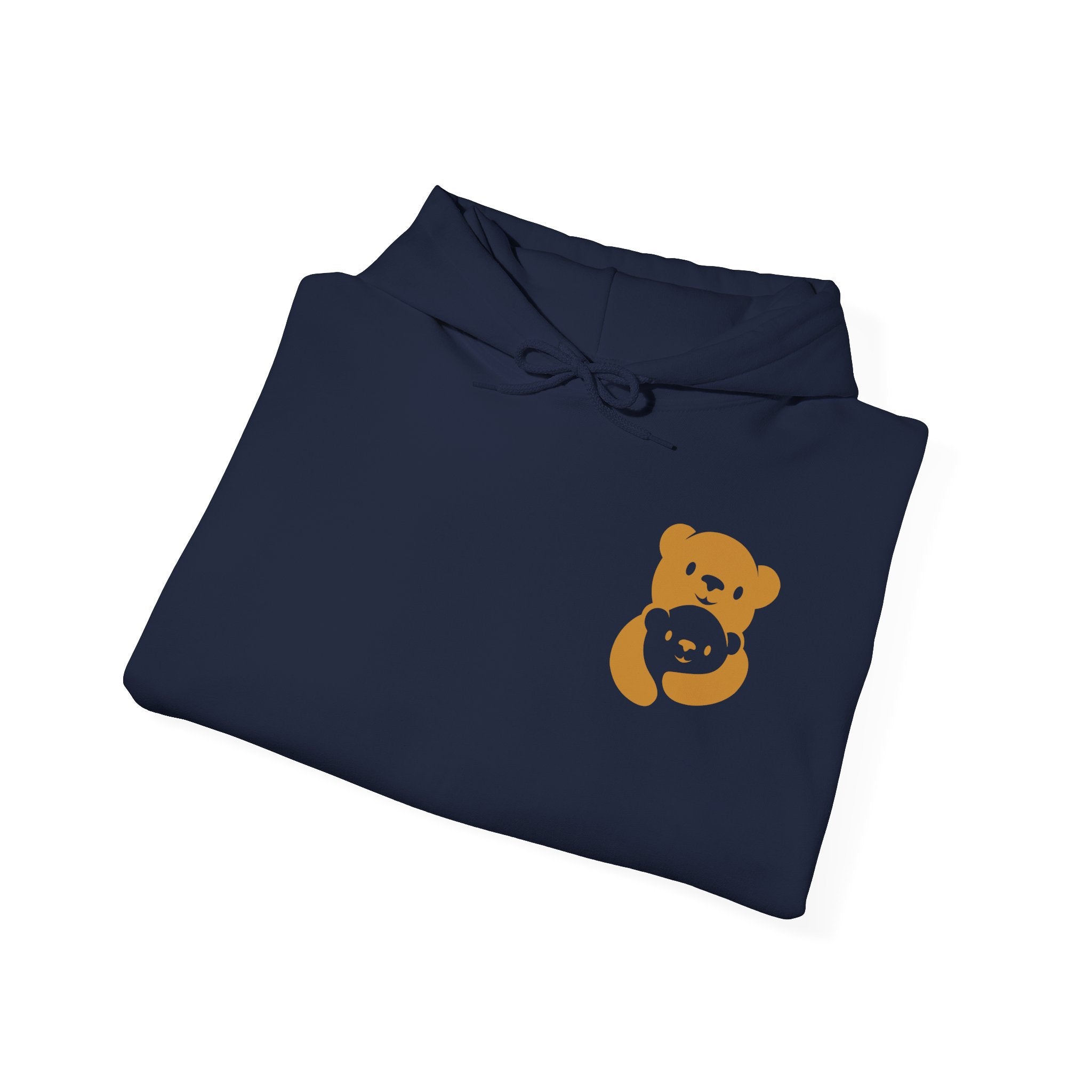 Gold Bear Hug Logo Hoodie | Premium Dad Favorite