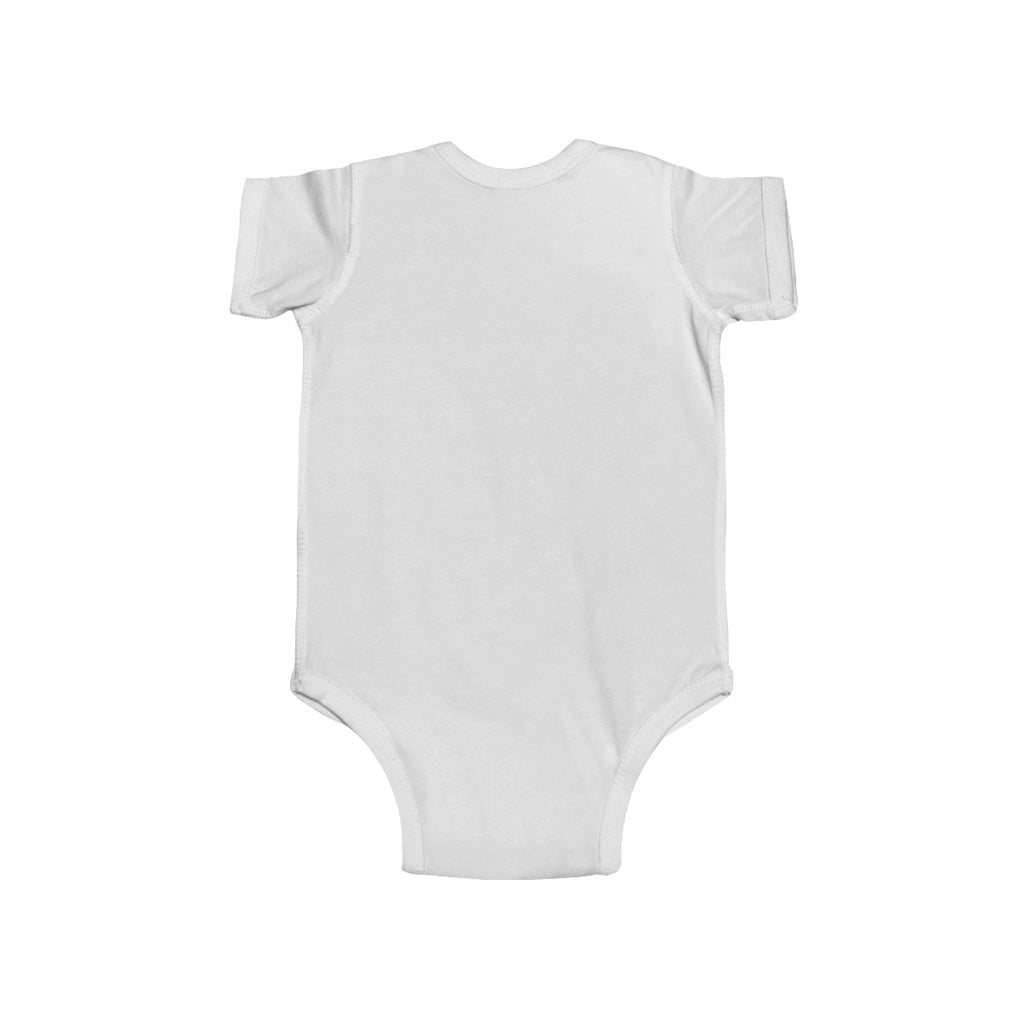 Purple Bear Hug Infant Bodysuit | Bold Soft Cotton Baby Onesie