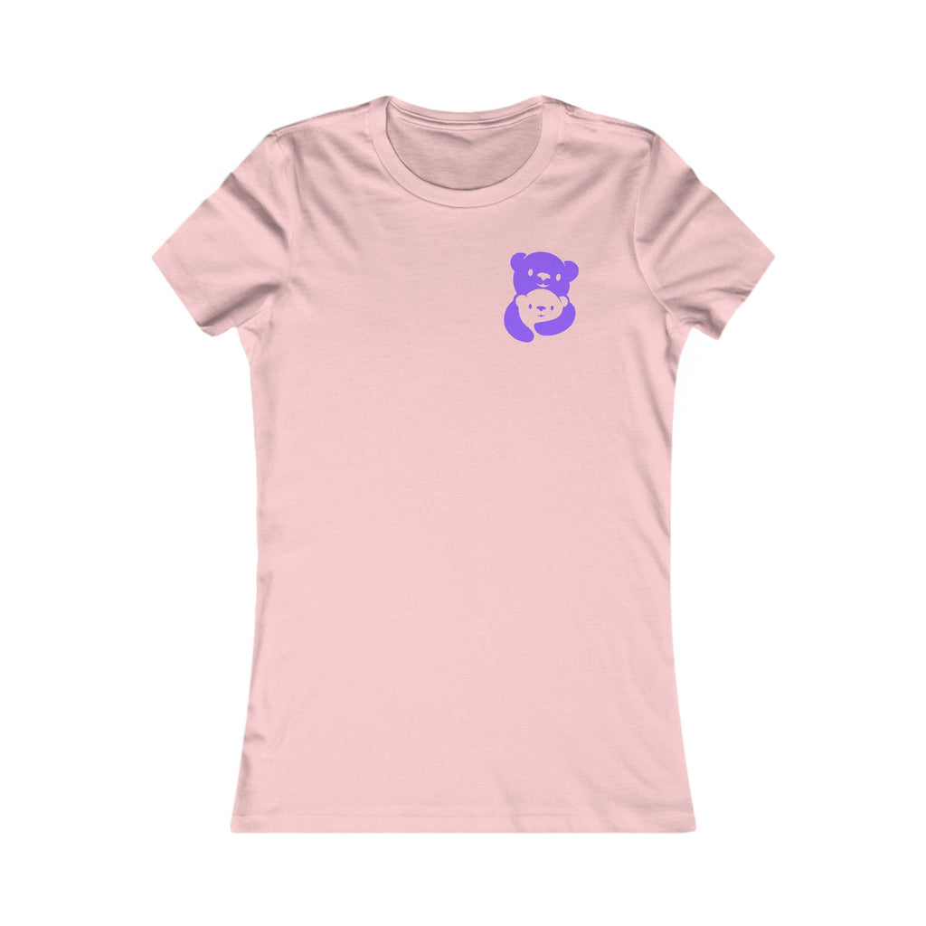 Purple Bear Hug Women's Tee | Fitted Favorite Tee for Moms