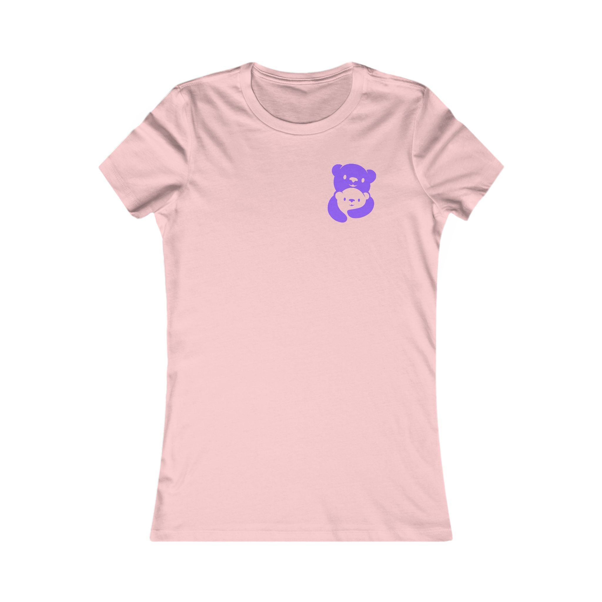 Purple Bear Hug Women's Tee | Fitted Favorite Tee for Moms