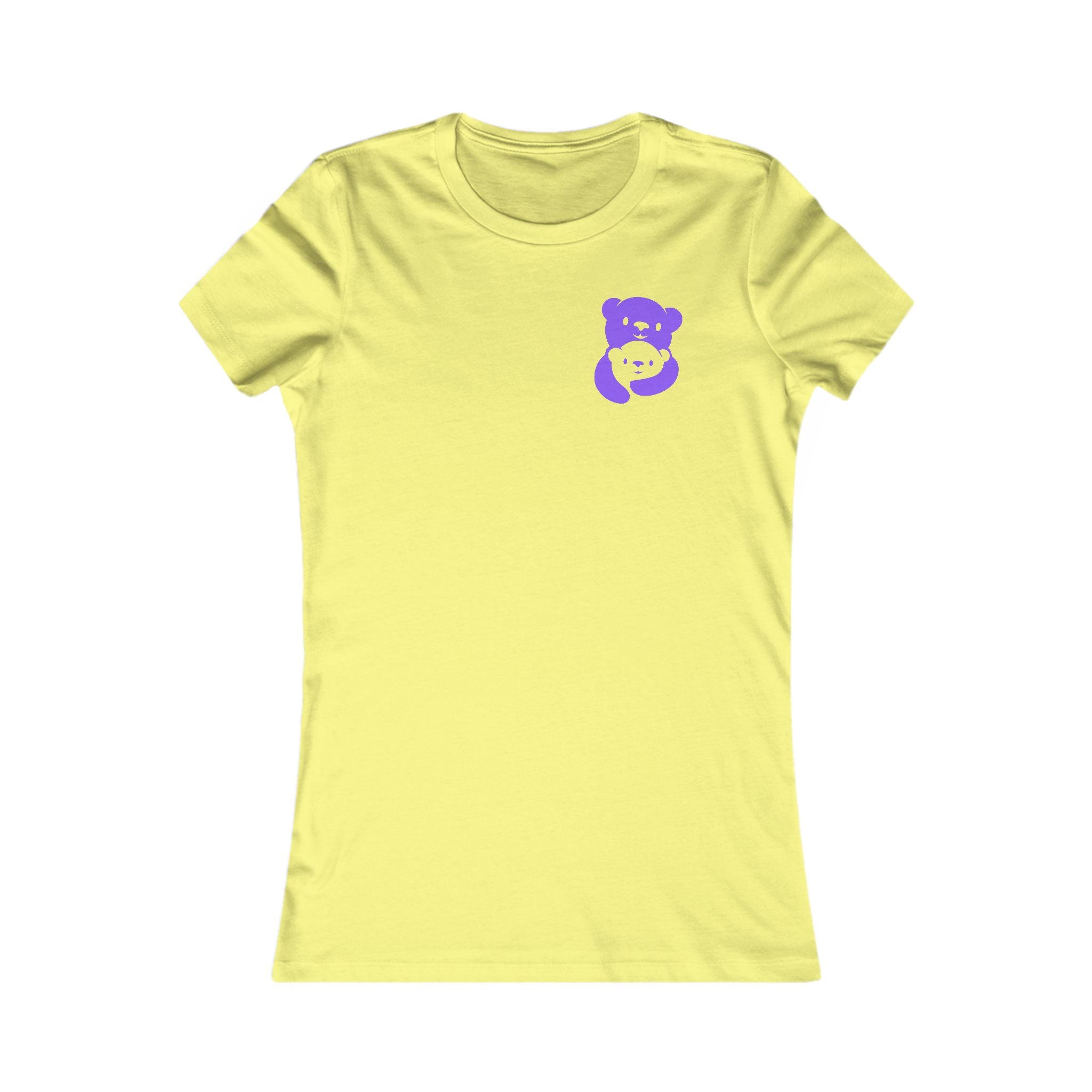Purple Bear Hug Women's Tee | Fitted Favorite Tee for Moms