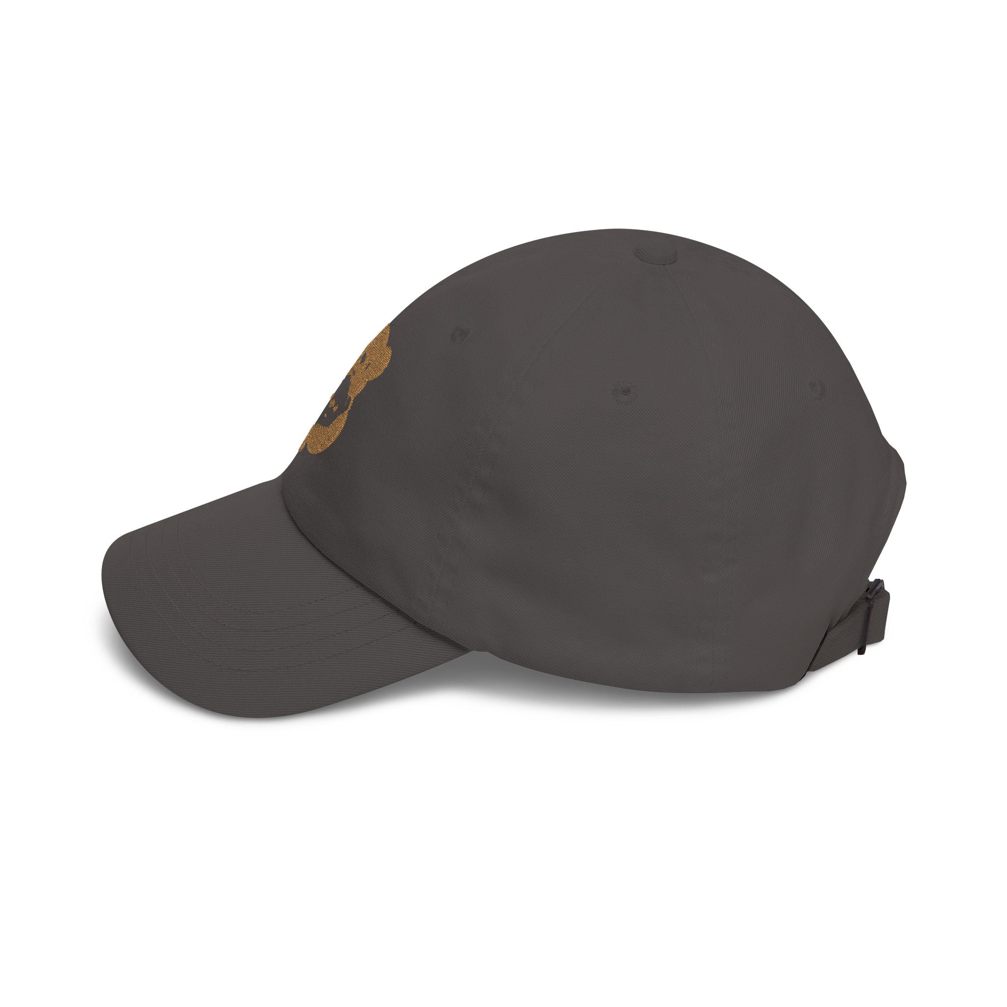 Gold Bear Hug Embroidered Dad Hat | Premium Classic Cap