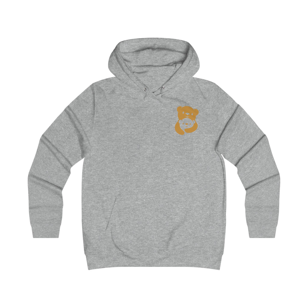 Black Bear Women's Hoodie | Fitted College Hoodie for Moms