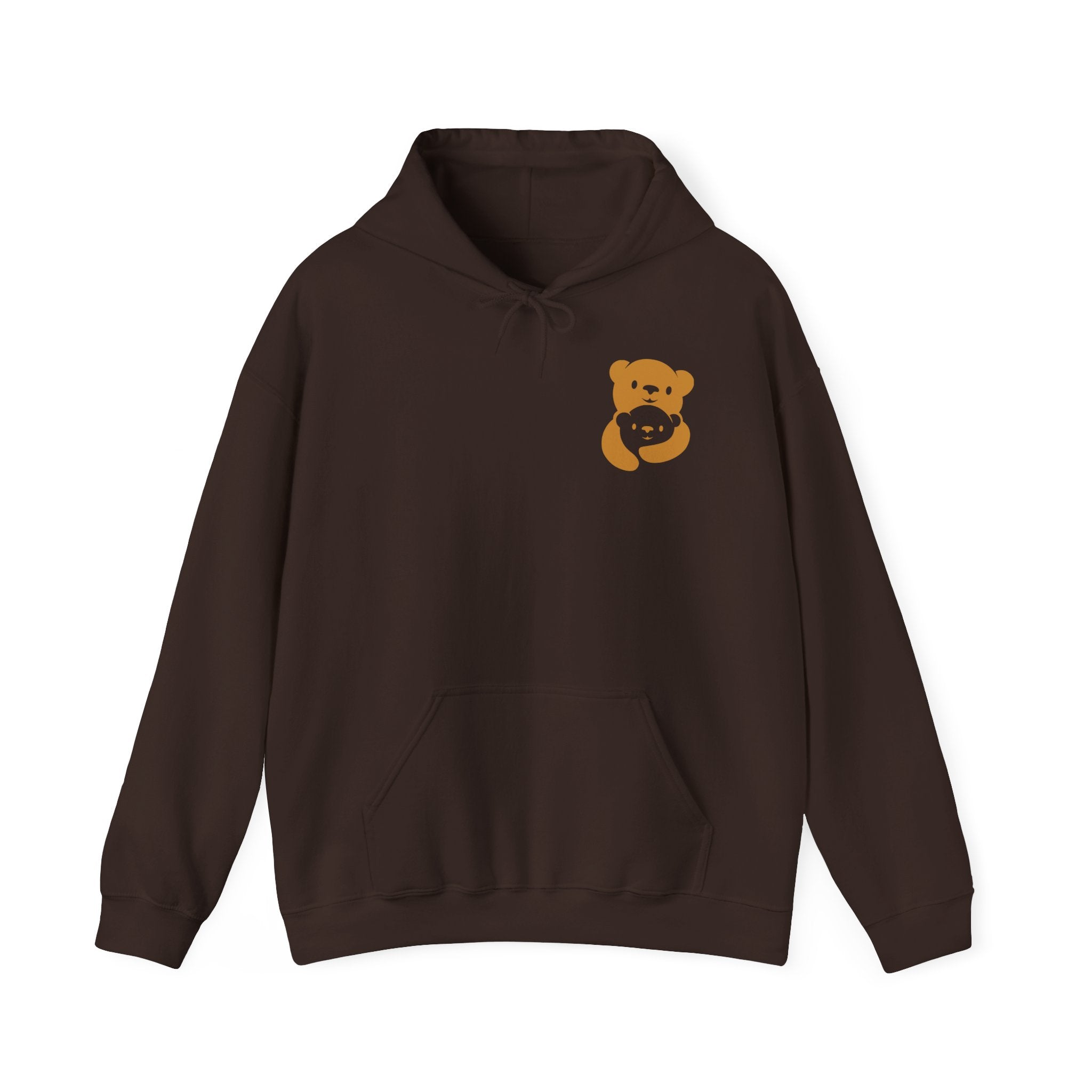 Gold Bear Hug Logo Hoodie | Premium Dad Favorite