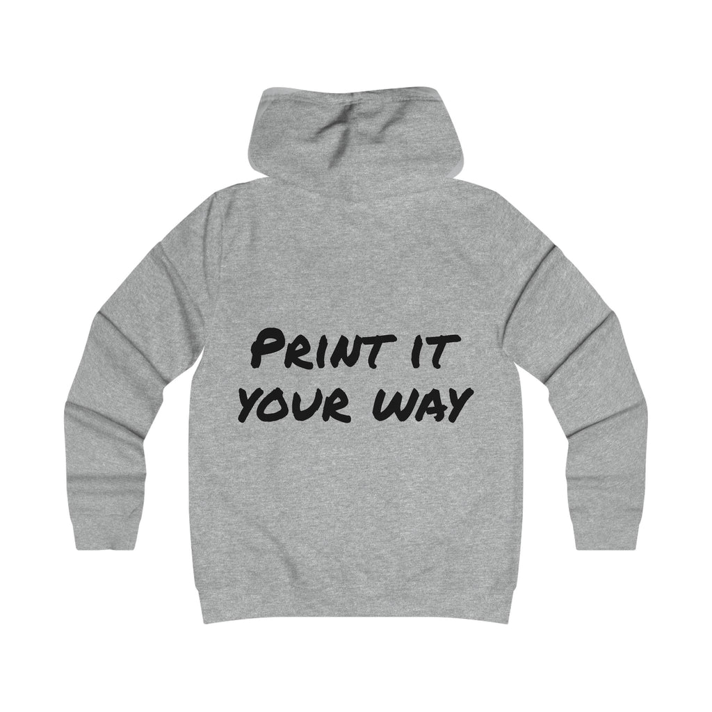 Black Bear Hug Women's Hoodie | Fitted College Hoodie for Moms