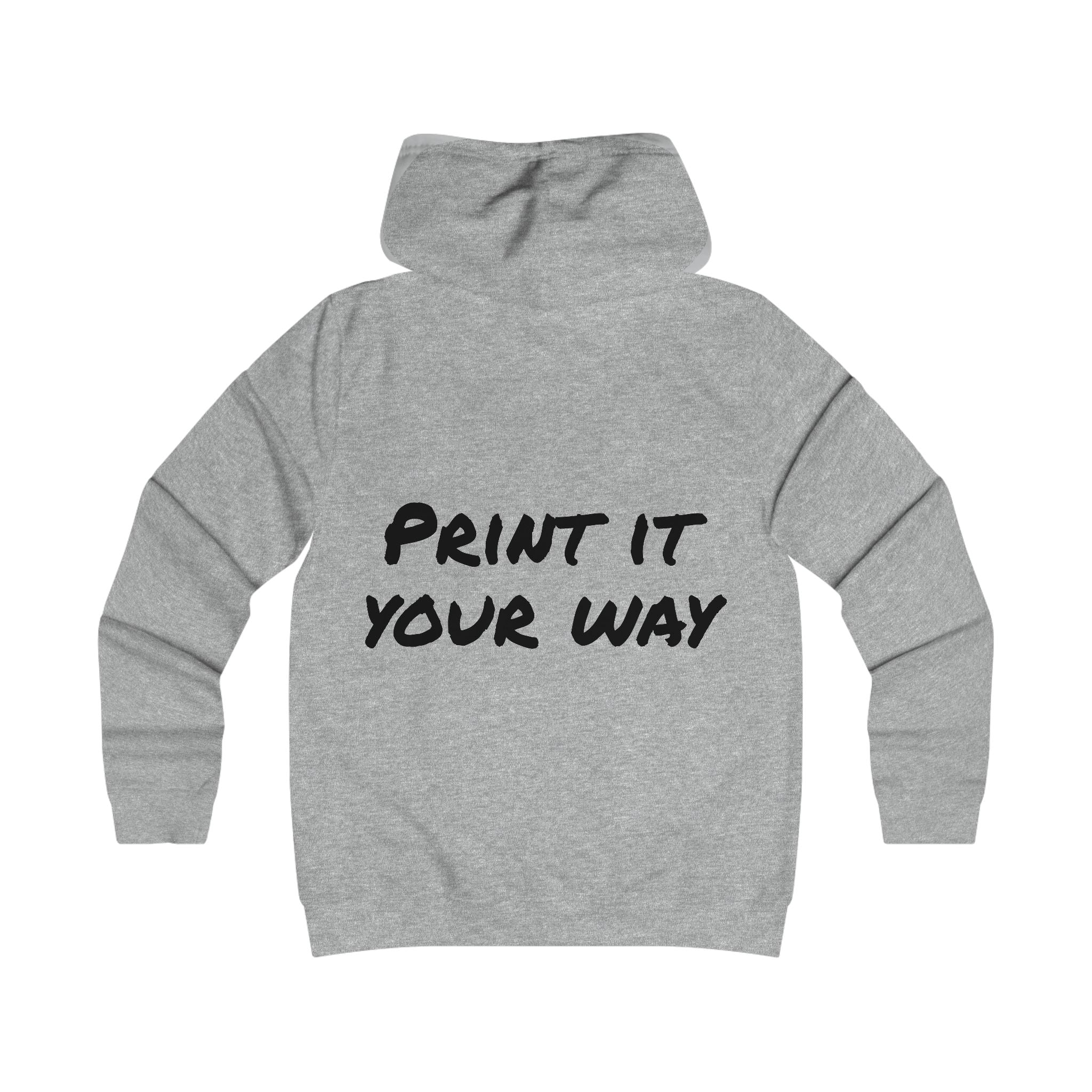 Black Bear Hug Women's Hoodie | Fitted College Hoodie for Moms