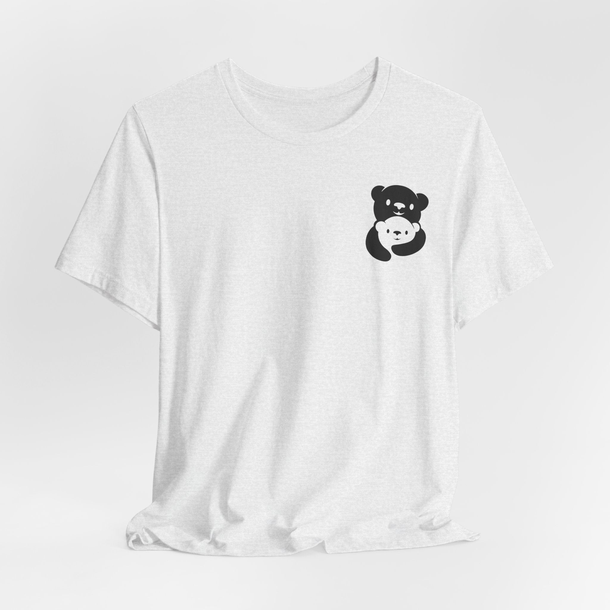 Black Bear Hug Logo Unisex Tee | Everyday Family Staple