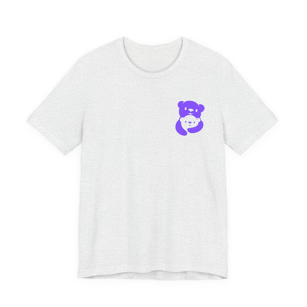 Purple Bear Hug Unisex Tee | Bold Family Favorite