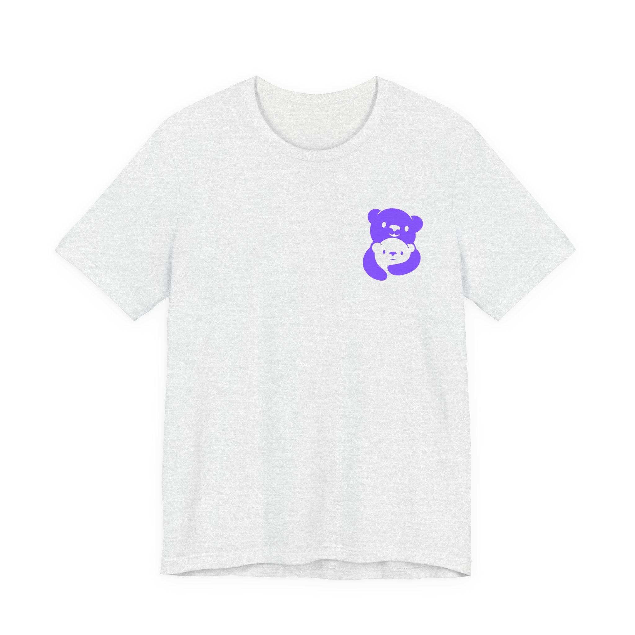 Purple Bear Hug Unisex Tee | Bold Family Favorite