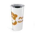 Gold Bear Hug Tumbler 20oz | Premium Travel Tumbler