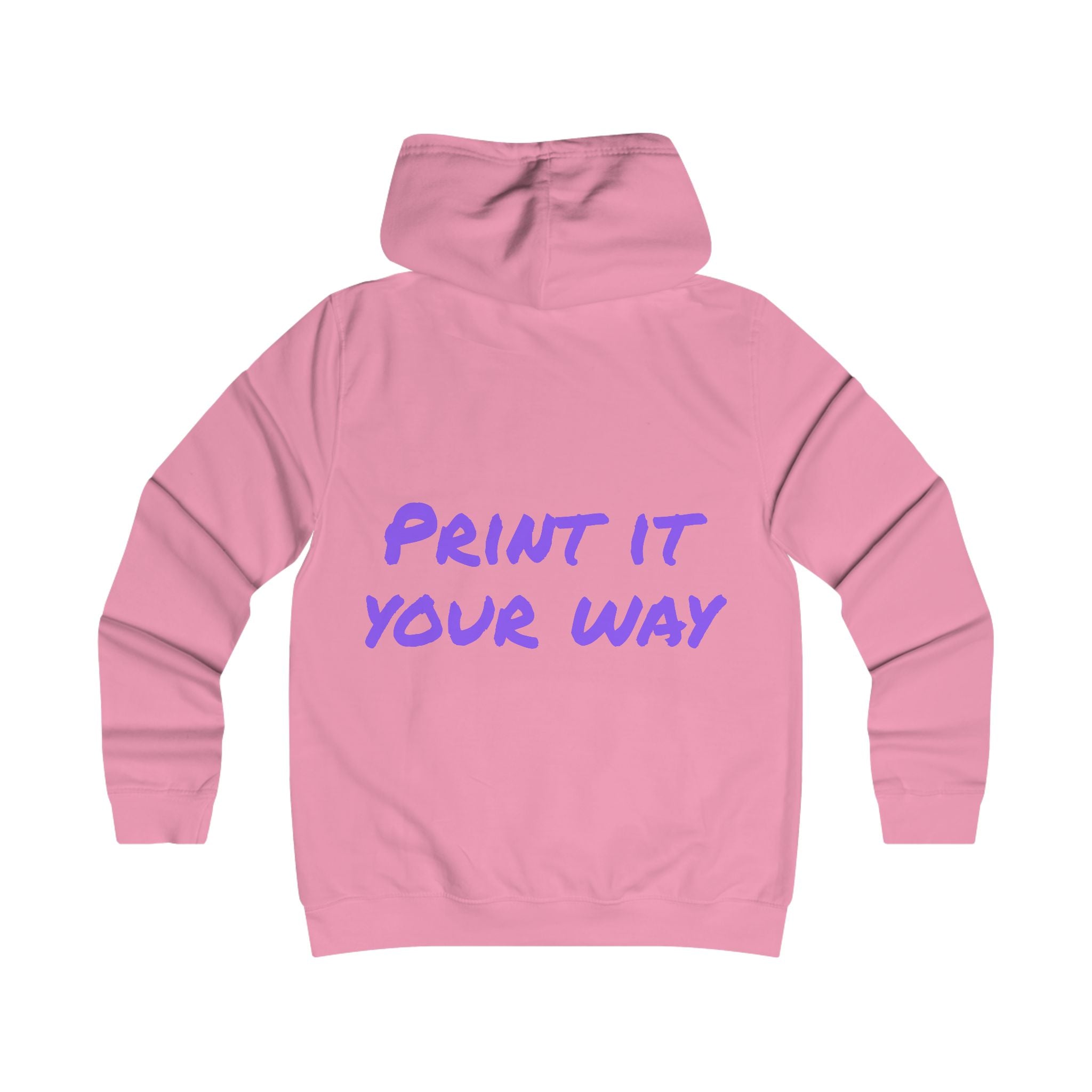 Purple Bear Hug Women's Hoodie | Fitted College Hoodie for Moms