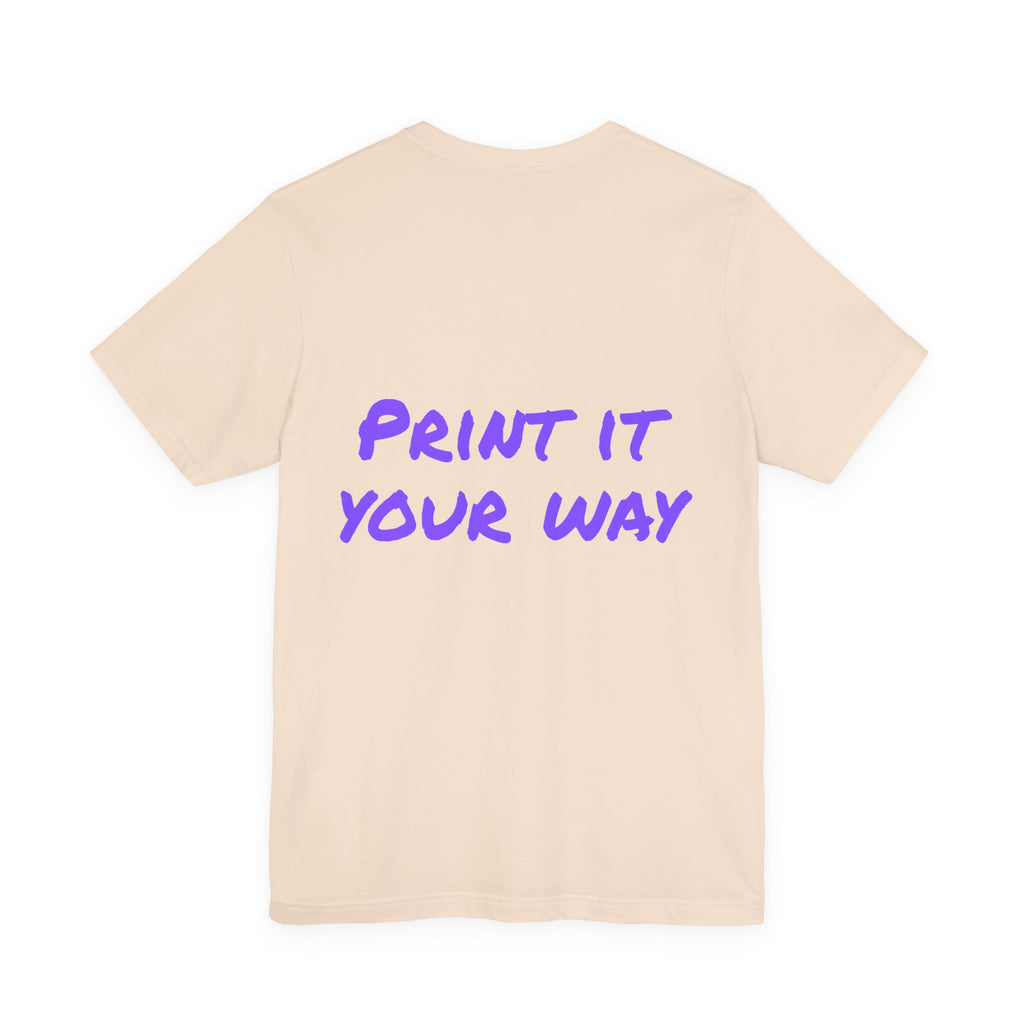 Purple Bear Hug Unisex Tee | Bold Family Favorite
