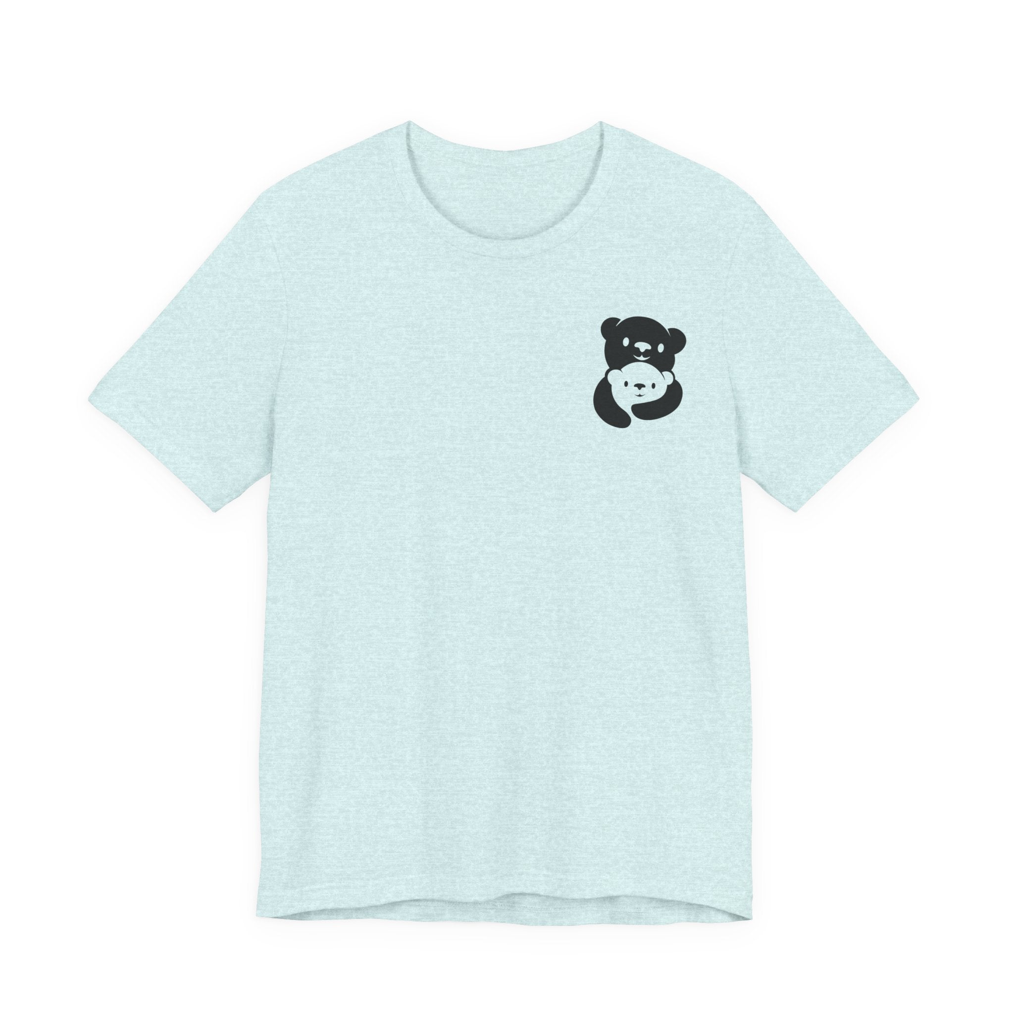 Black Bear Hug Logo Unisex Tee | Everyday Family Staple