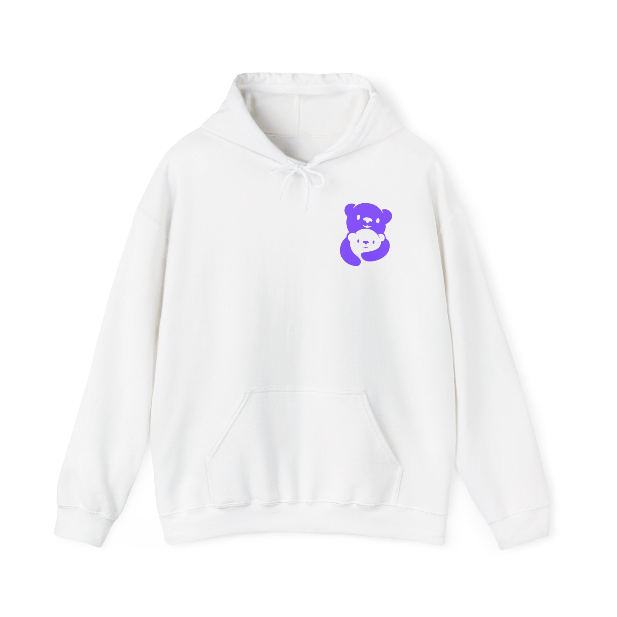 Purple Bear Hug Hoodie | Bold Family Favorite