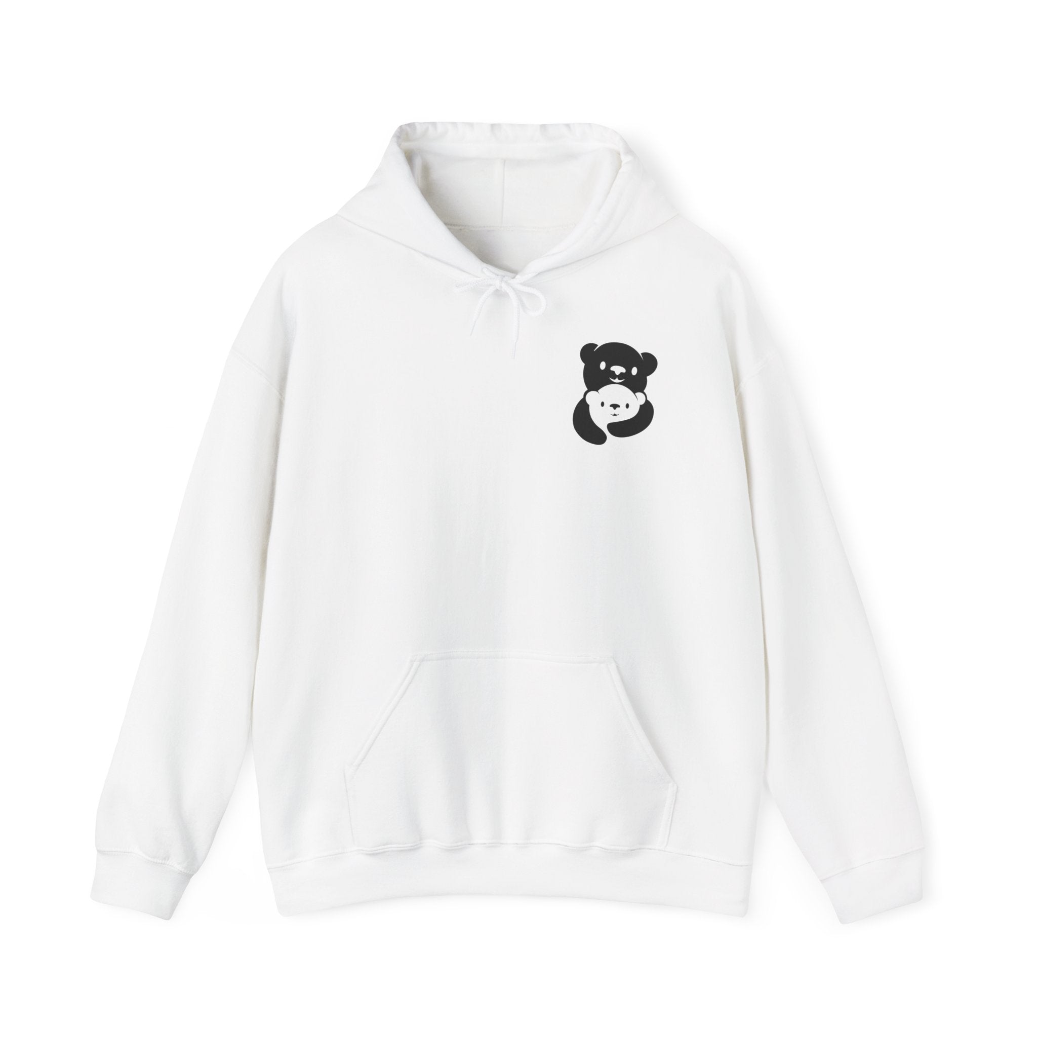 Black Bear Hug Logo Hoodie | Classic Family Staple