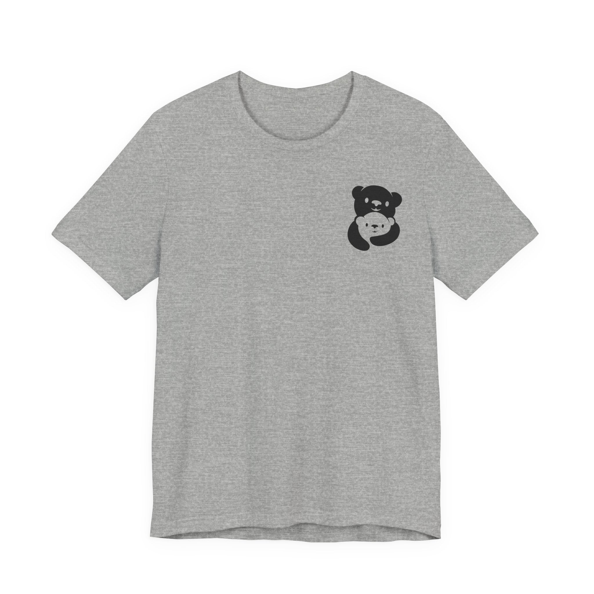 Black Bear Hug Logo Unisex Tee | Everyday Family Staple
