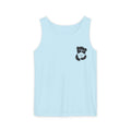 Black Bear Hug Unisex Tank Top | Premium Heavyweight Garment-Dyed