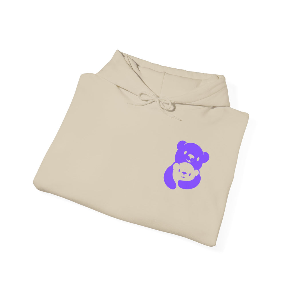 Purple Bear Hug Hoodie | Bold Family Favorite