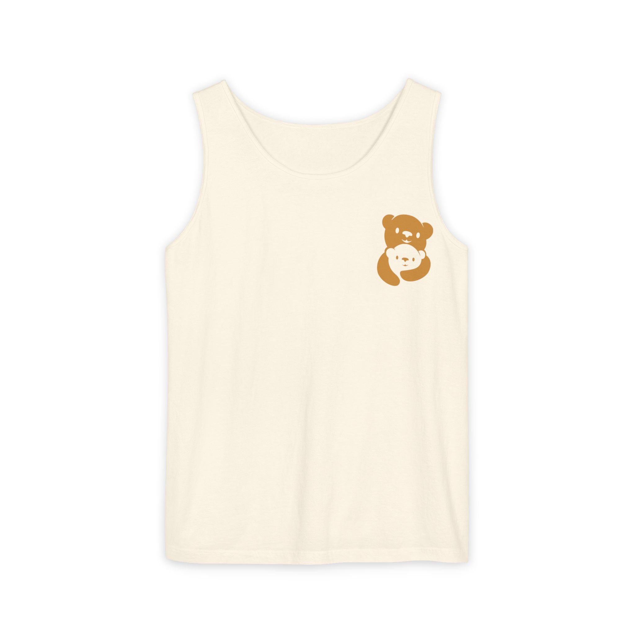 Gold Bear Unisex Tank Top | Premium Heavyweight Garment-Dyed